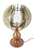 A 20th century table lamp.