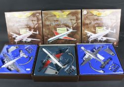 Three Corgi Aviation Archive diecast plane models.