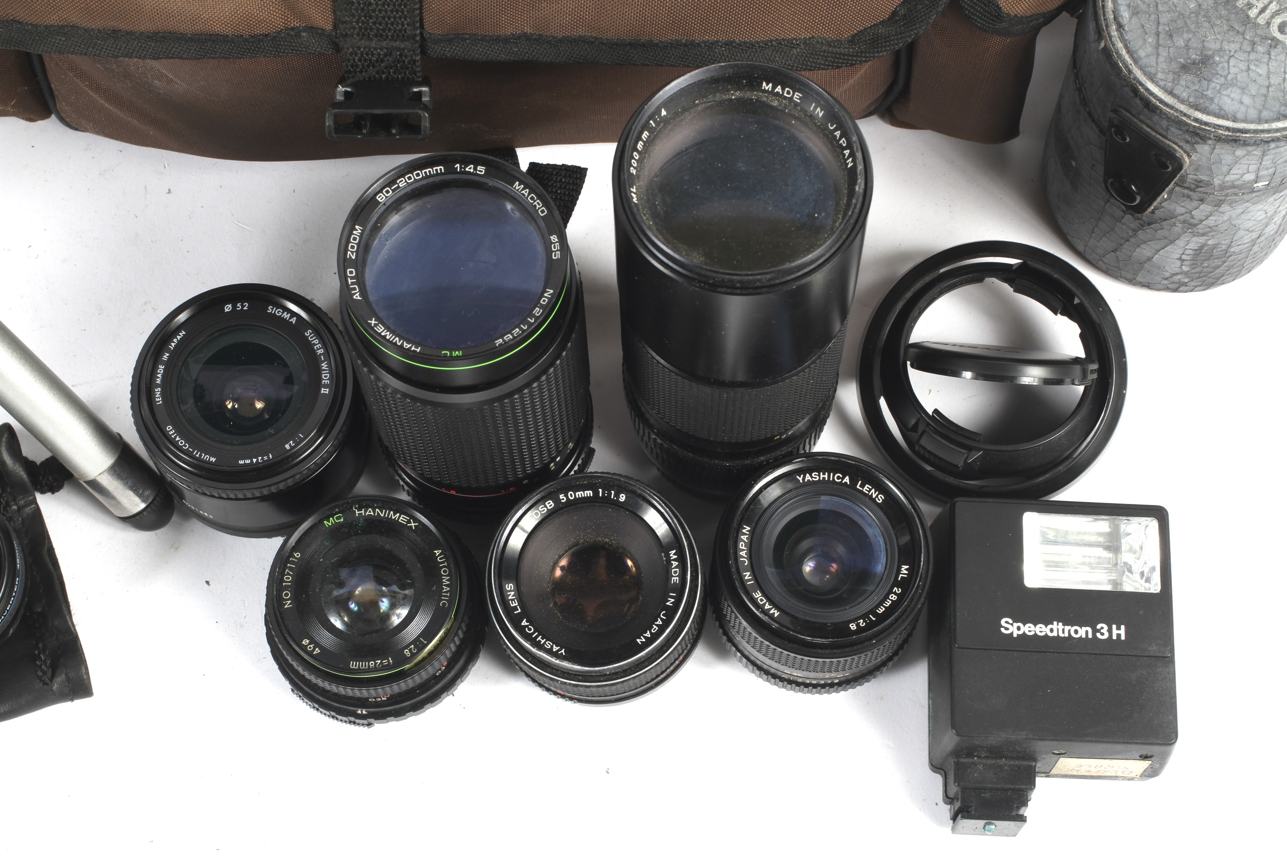 A collection of camera lenses and accessories. To include a 28mm 1:2. - Image 2 of 2