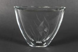 A Stromberg mid-century glass vase.