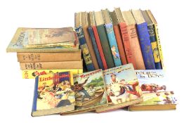 An assortment of vintage children's books.