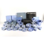A large collection of assorted Wedgwood jasperware.