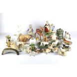 A quantity of assorted ceramics ornaments.