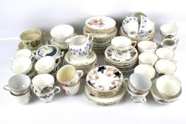 A quantity of assorted part tea services.