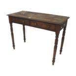A 19th century mahogany table.