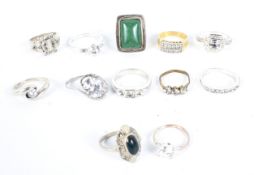 An assortment of rings.