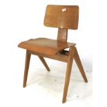 A mid-century Robin Day for Hille - Hillestak bent plywood chair.