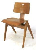 A mid-century Robin Day for Hille - Hillestak bent plywood chair.