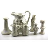 A collection of white Portmeirion wares.