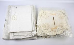 An assortment of linen.