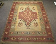 A large contemporary Persian style rug.