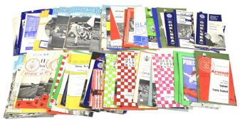 A large quantity of 1960s and later football programmes.