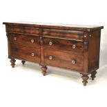 A Victorian mahogany sideboard.