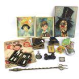 A quantity of assorted vintage collectables.