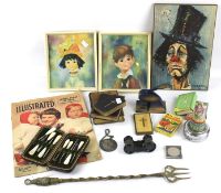 A quantity of assorted vintage collectables.