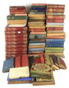 Approximately seventy assorted early 20th century hardback books in two boxes.