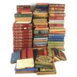 Approximately seventy assorted early 20th century hardback books in two boxes.