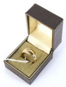 A 9ct gold gentleman's gypsy ring.
