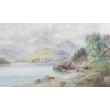 Ralph Morley (late 19th/early 20th century), Loch Eilean, watercolour on paper.