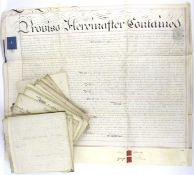 An assortment of 19th century documents.