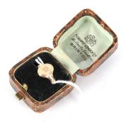 An early 20th century 9ct rose gold signet ring. Hallmarks for Chester 1928, size K, 2.