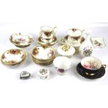 A collection of assorted 20th century china tableware and ornaments.