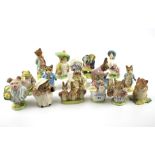 A collection of Beswick Beatrix Potter figures.