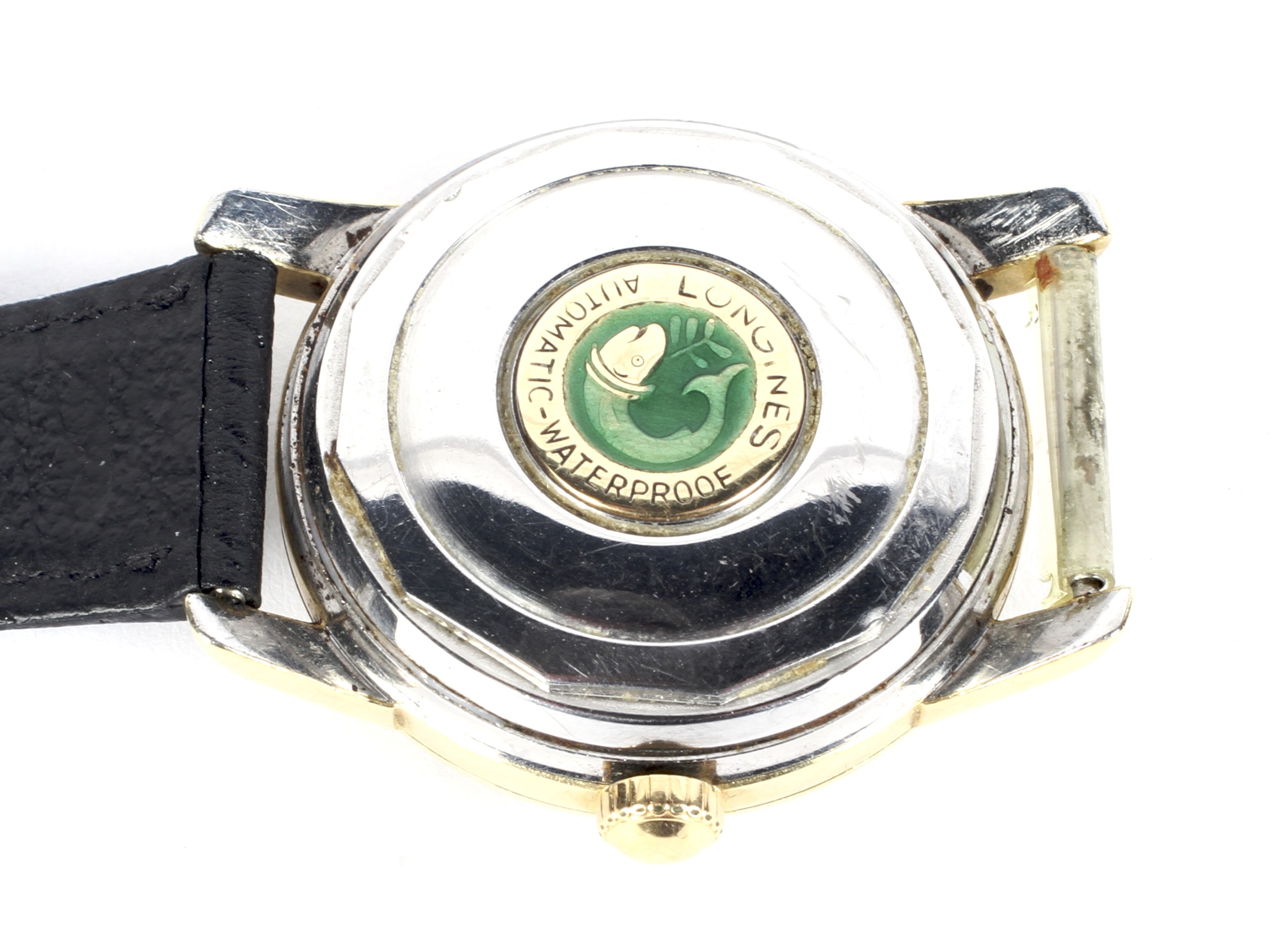 A vintage Longines conquest automatic gents wristwatch. - Image 3 of 3