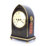 A 19th century William Brockbank London 8-day clock.