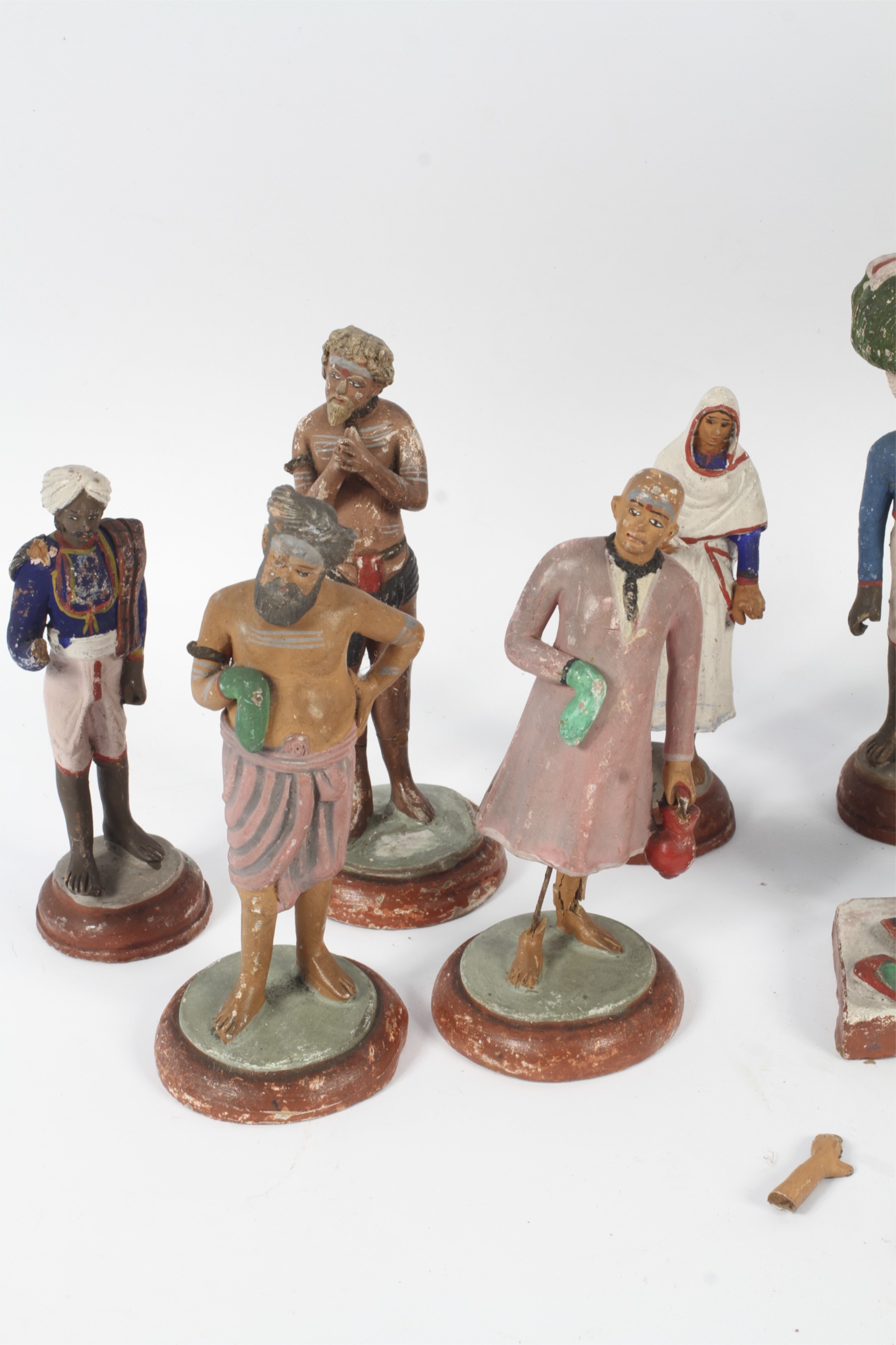 A collection of terracotta figures of Indian origin. - Image 2 of 2