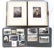 Two Victorian photograph albums.