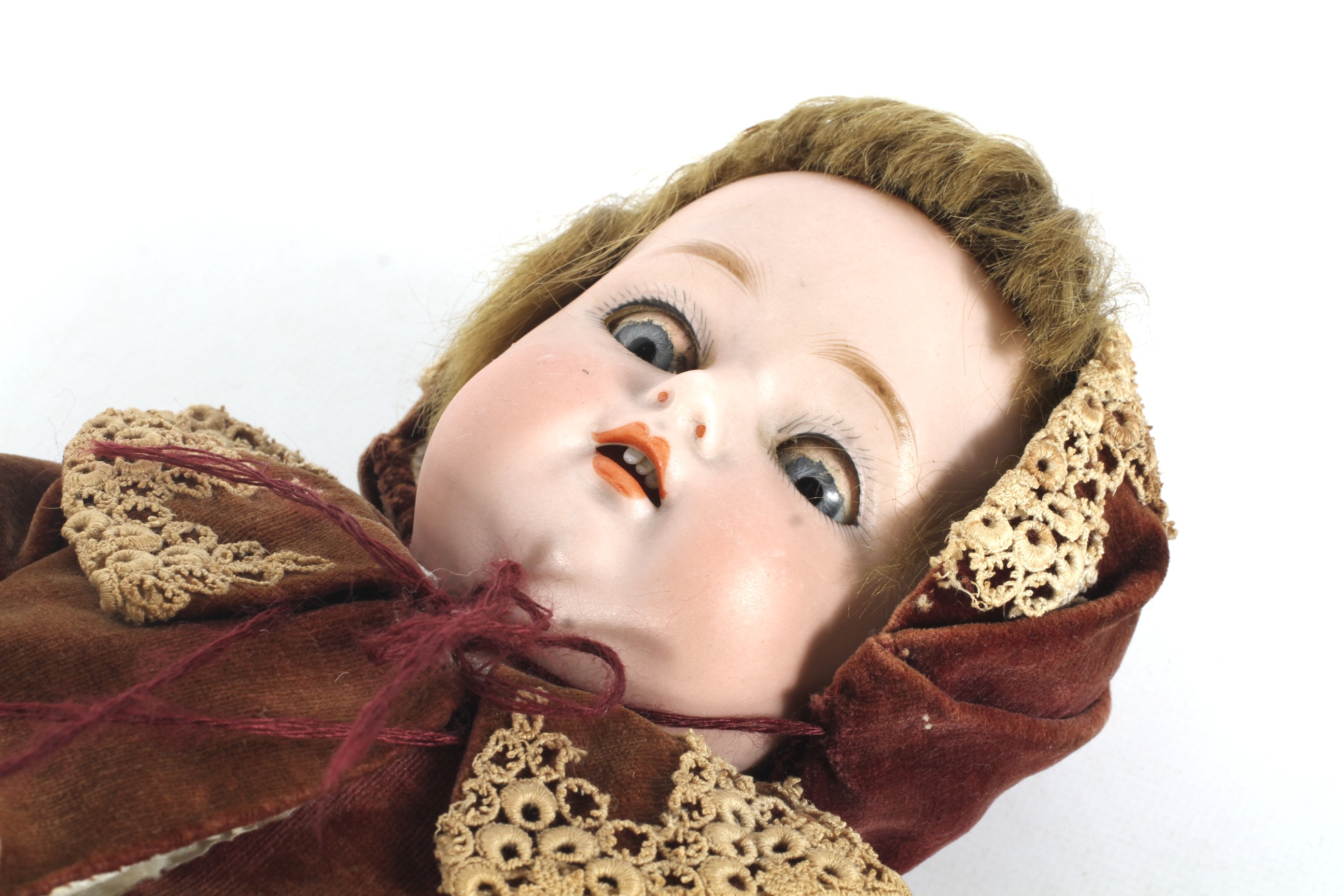 An early 20th century Simon & Halbig bisque headed doll. - Image 2 of 2