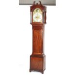 A George III mahogany longcase clock.