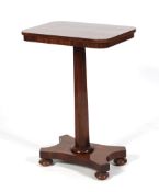 A William IV mahogany occasional table.