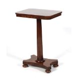 A William IV mahogany occasional table.