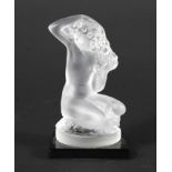 A Lalique frosted figure of a lady 'Floreal'.