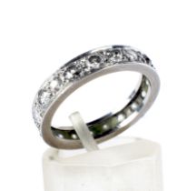 An early-mid 20th century diamond full eternity ring.