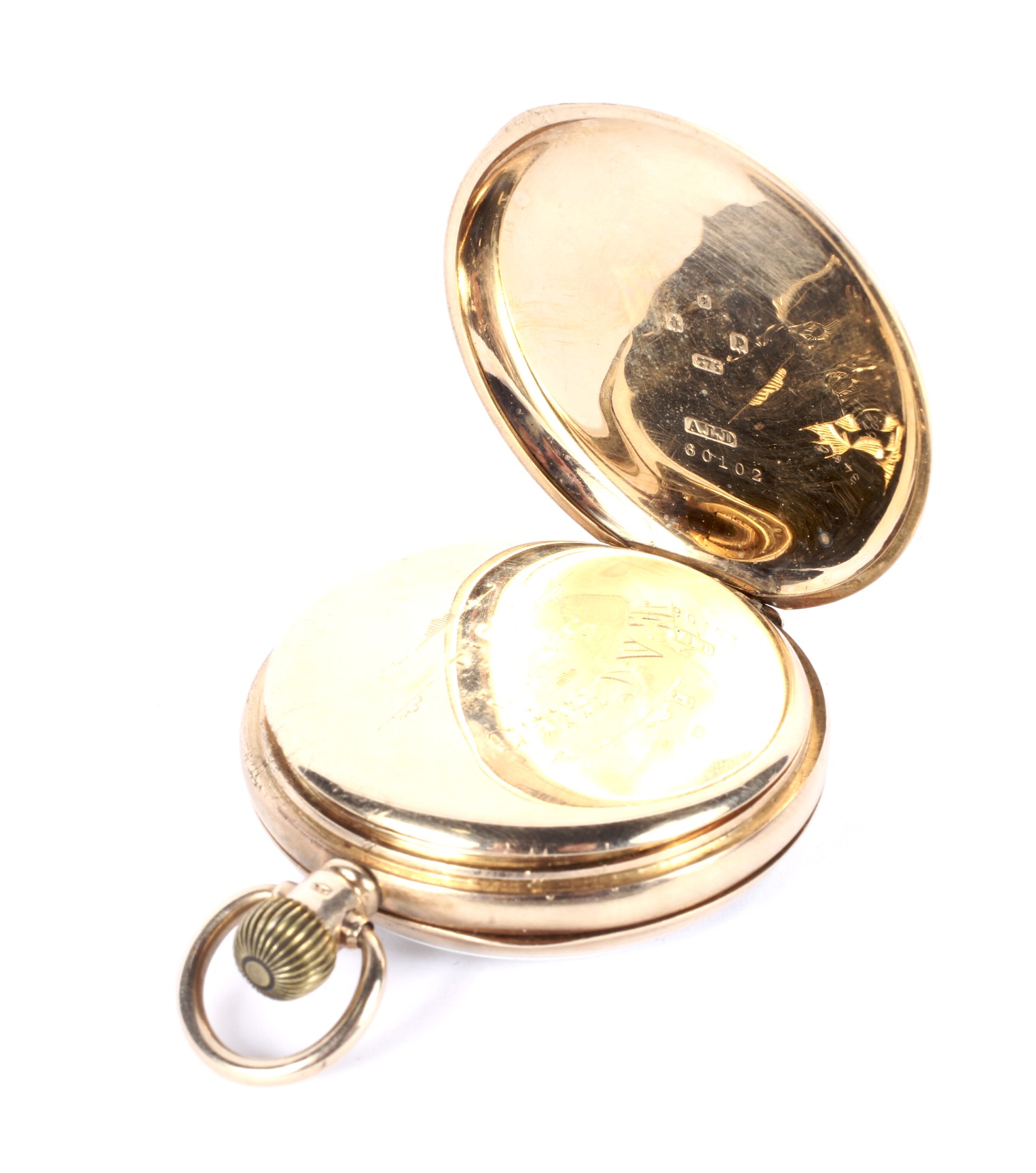 A 9ct gold open faced gentleman's Coventry Astral pocket watch. - Image 2 of 4