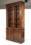 A 19th century mahogany bookcase cupboard.