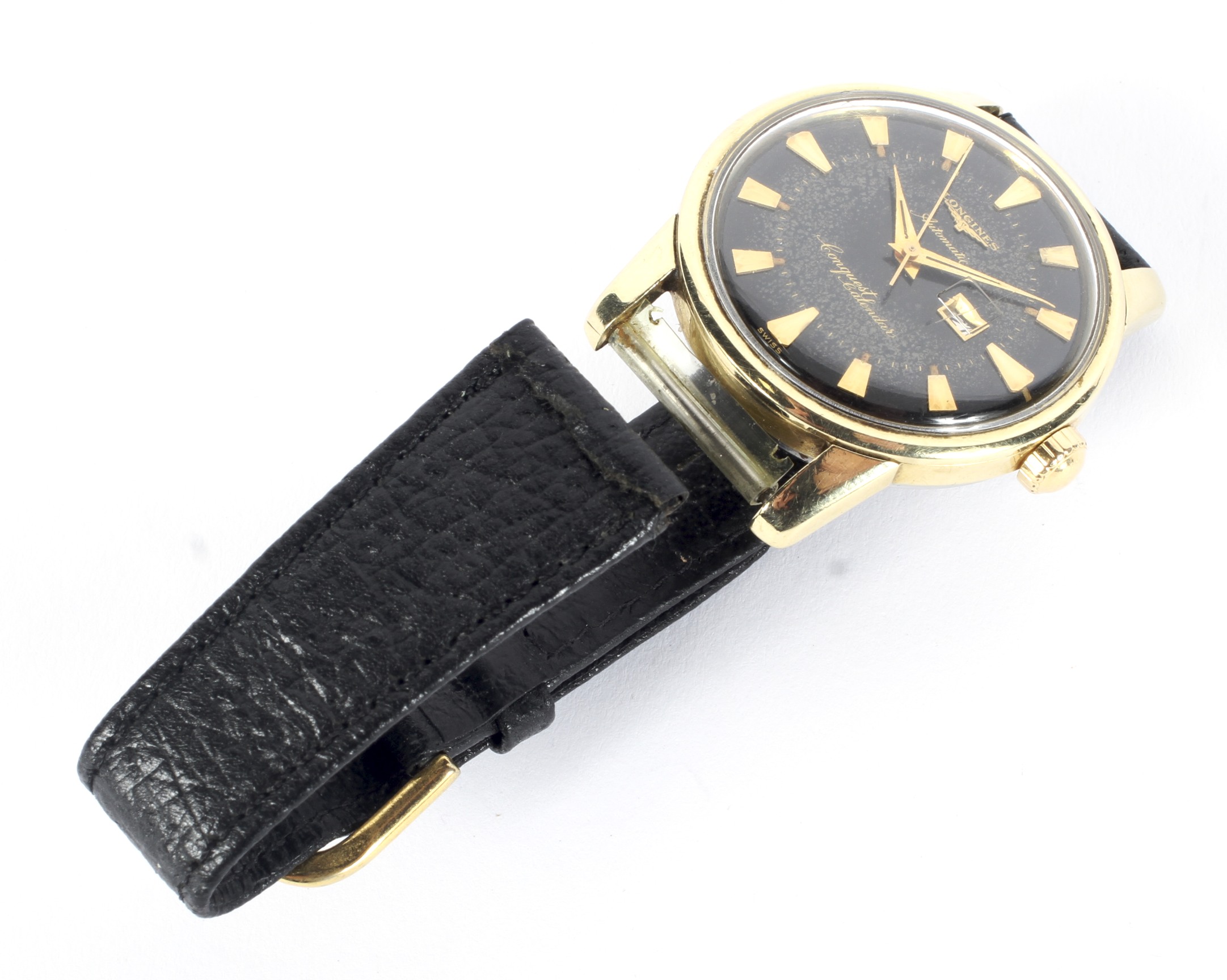 A vintage Longines conquest automatic gents wristwatch. - Image 2 of 3