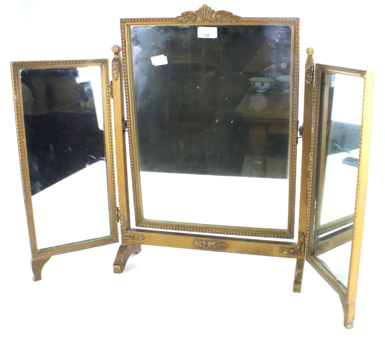 An early 20th century dressing table mirror.