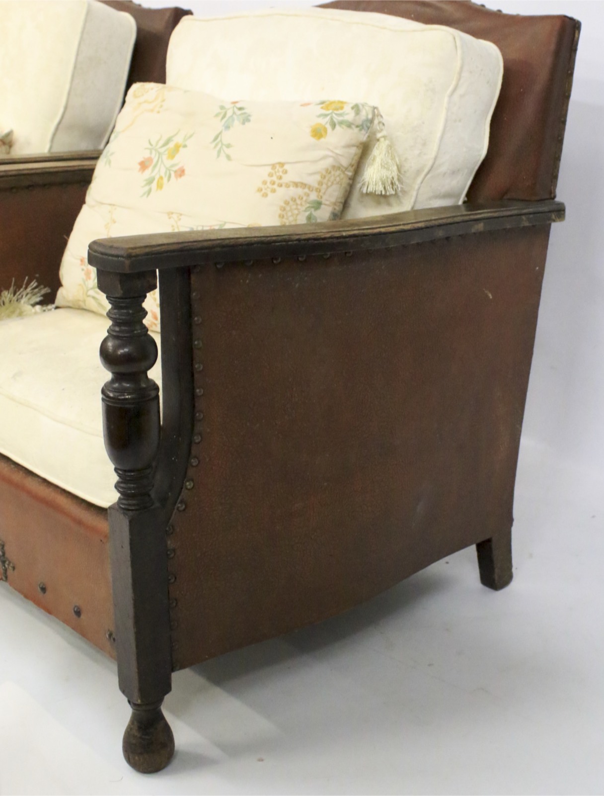 A pair of 19th century armchairs. - Image 2 of 2