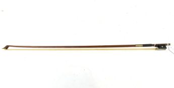 A 20th century Czechoslovakian violin bow.