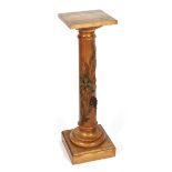 A fine pitch pine Jardinere stand. The s