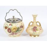 A late 19th century Royal Worcester blus