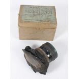 A boxed Air Raid Precaution WWII gas mas