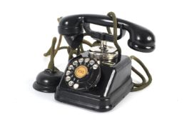 KJOBENHAVENS TELEFON vintage Danish rotary dial cradle telephone.