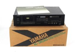 A Yamaha hi-fi separate Cassette Deck K-300.