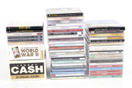A quantity of assorted music CD albums.