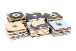 Approximately three hundred assorted 45 RPM vinyl single records.